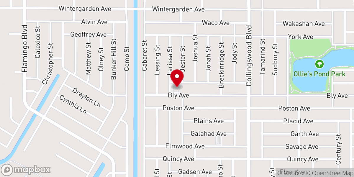 Map showing location of Berean Baptist Church