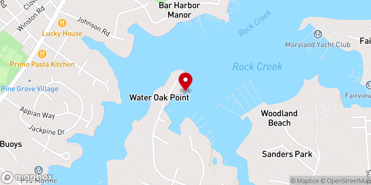 Map showing location of Anchor Inn