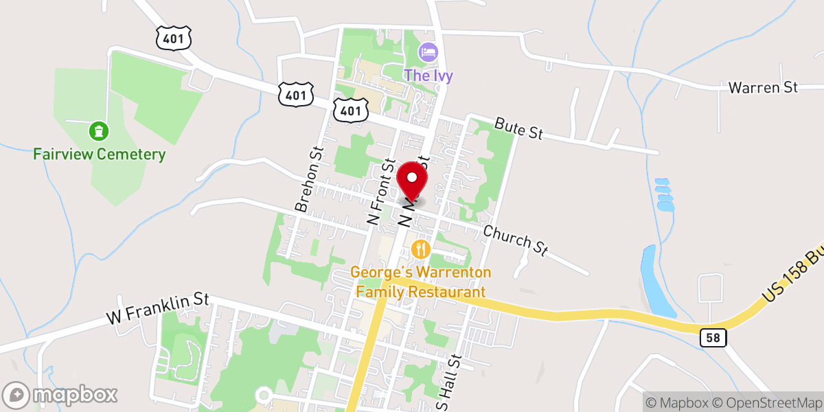 Map showing location of Wesley Memorial United Methodist Church