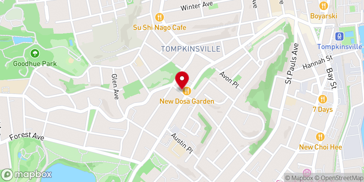Map showing location of Iglesia De Dios Pentecostal M.I. Staten Island