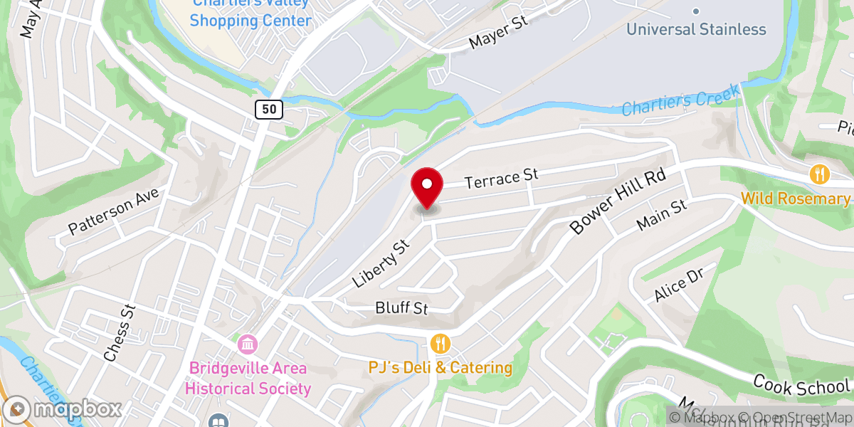 Map showing location of One Church