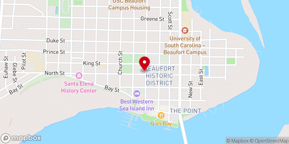 Map showing location of Old Grace Chapel AME Building