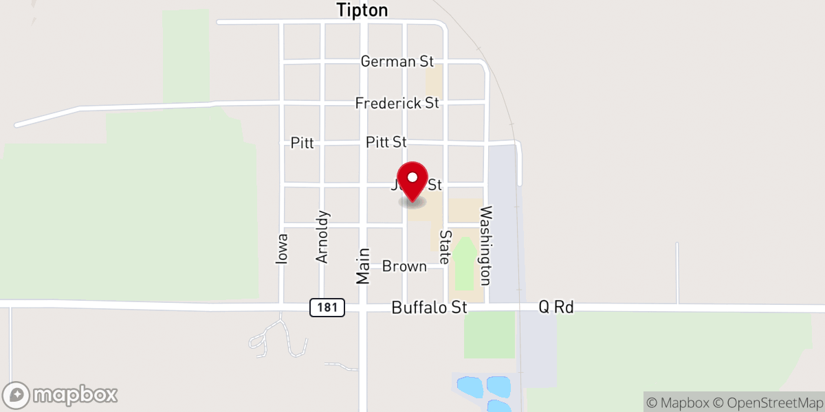 Map showing location of St Boniface Catholic Church
