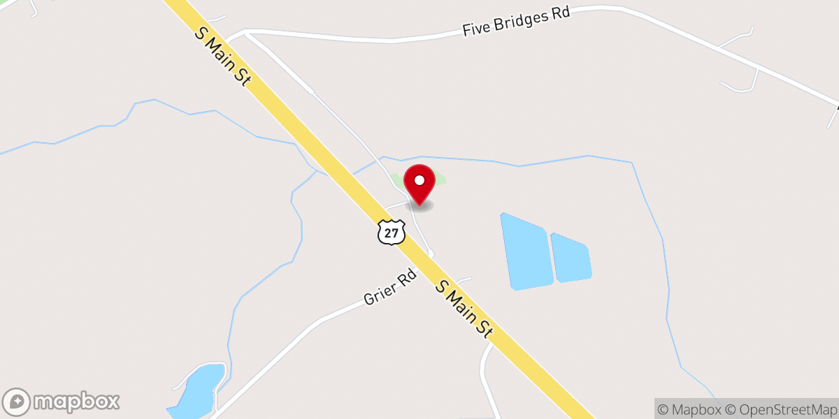 Map showing location of Saint Maryland Church