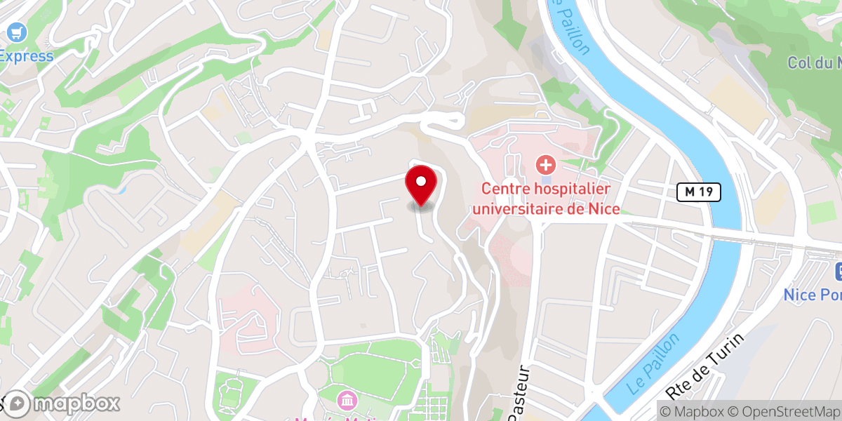 Map showing location of Chapelle Sainte Anne