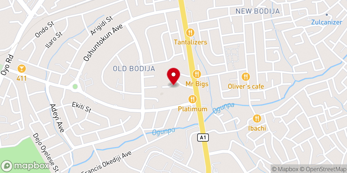 Map showing location of Saints Peter and Paul Catholic Major Seminary