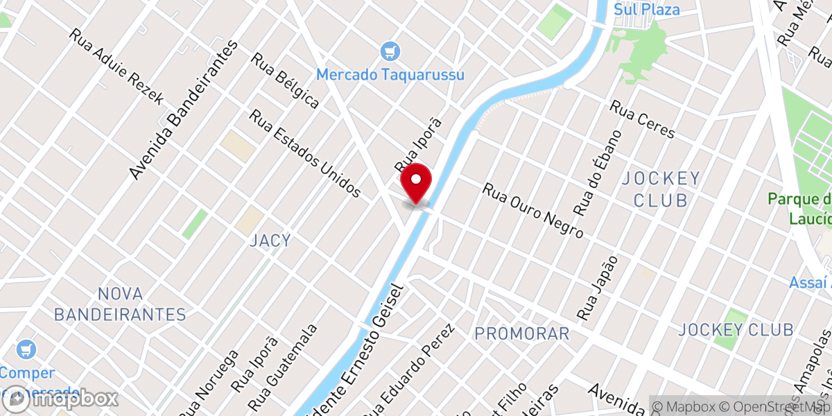 Map showing location of IEAD Campo Grande - COMADEMAT