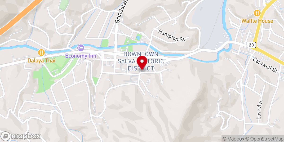 Map showing location of City Lights Bookstore