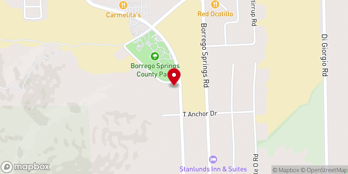 Map showing location of St Barnabas Episcopal Church
