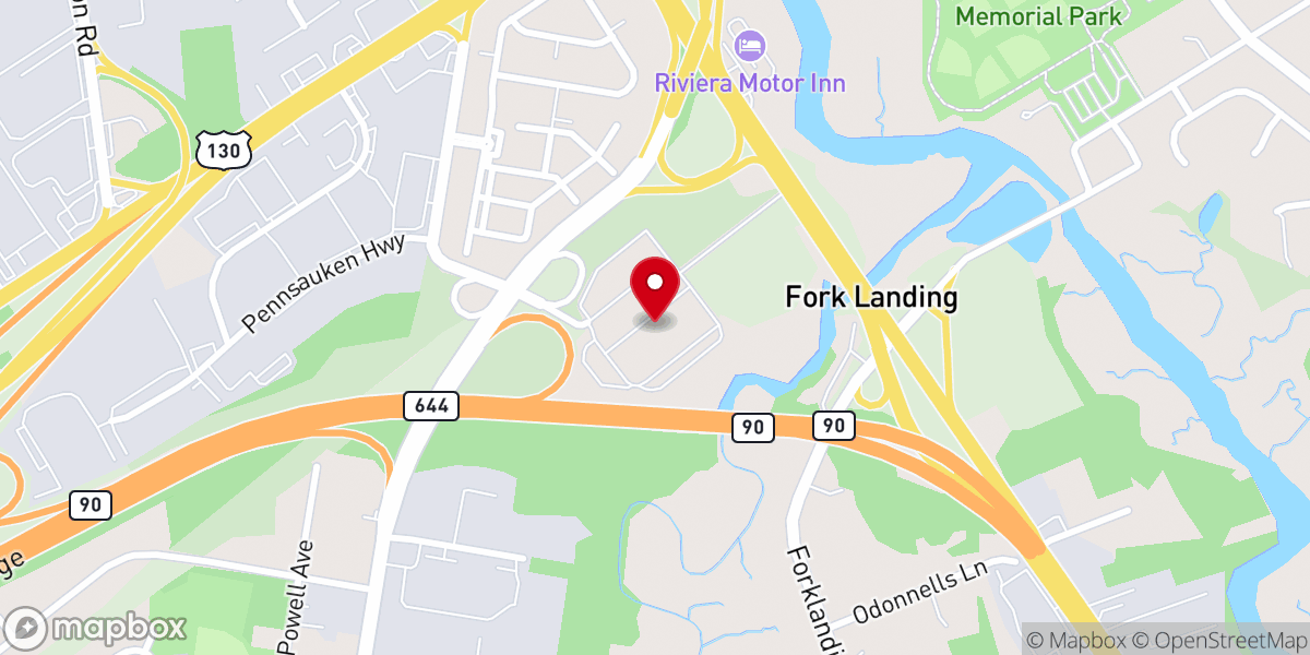 Map showing location of Living Faith Community Church
