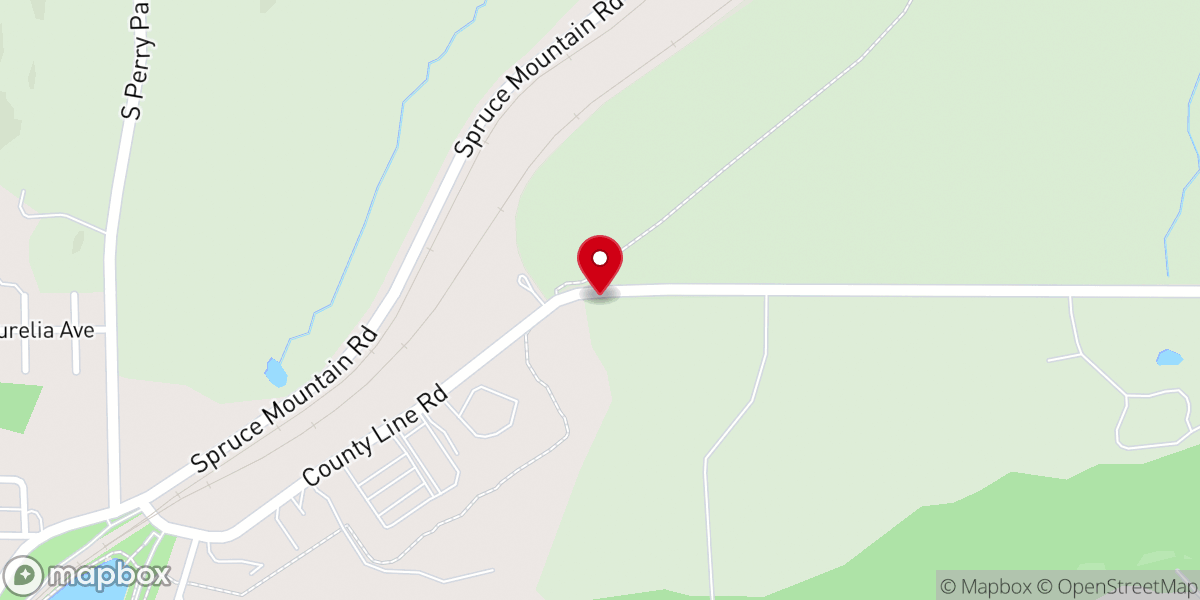 Map showing location of United Congregational Church of Ben Lomand Mountain