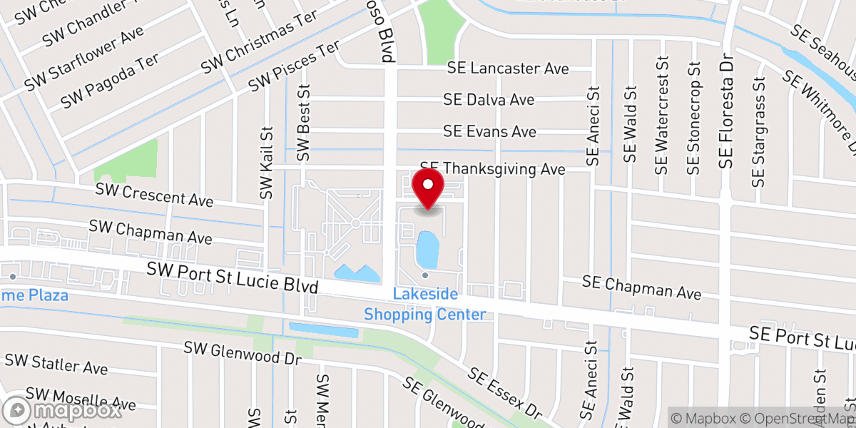 Map showing location of Assembly of Jesus Christ Inc