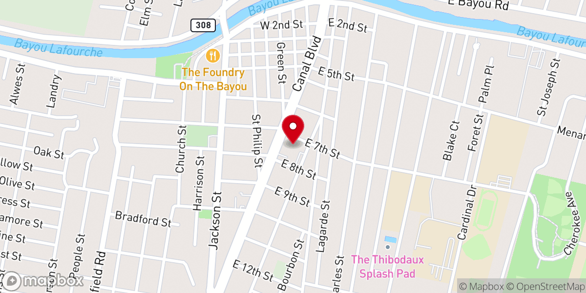 Map showing location of St. Joseph Co-Cathedral