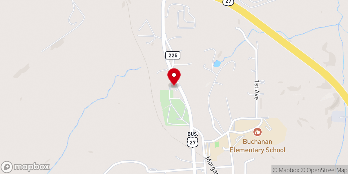 Map showing location of New Vision Church of God