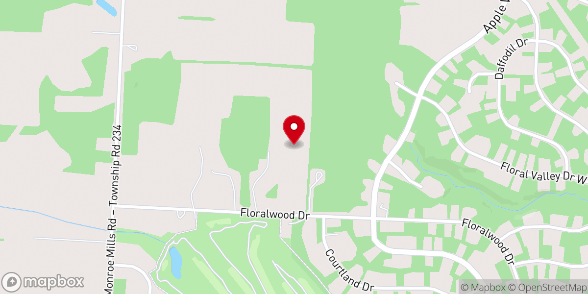 Map showing location of Mount Vernon Baptist Temple