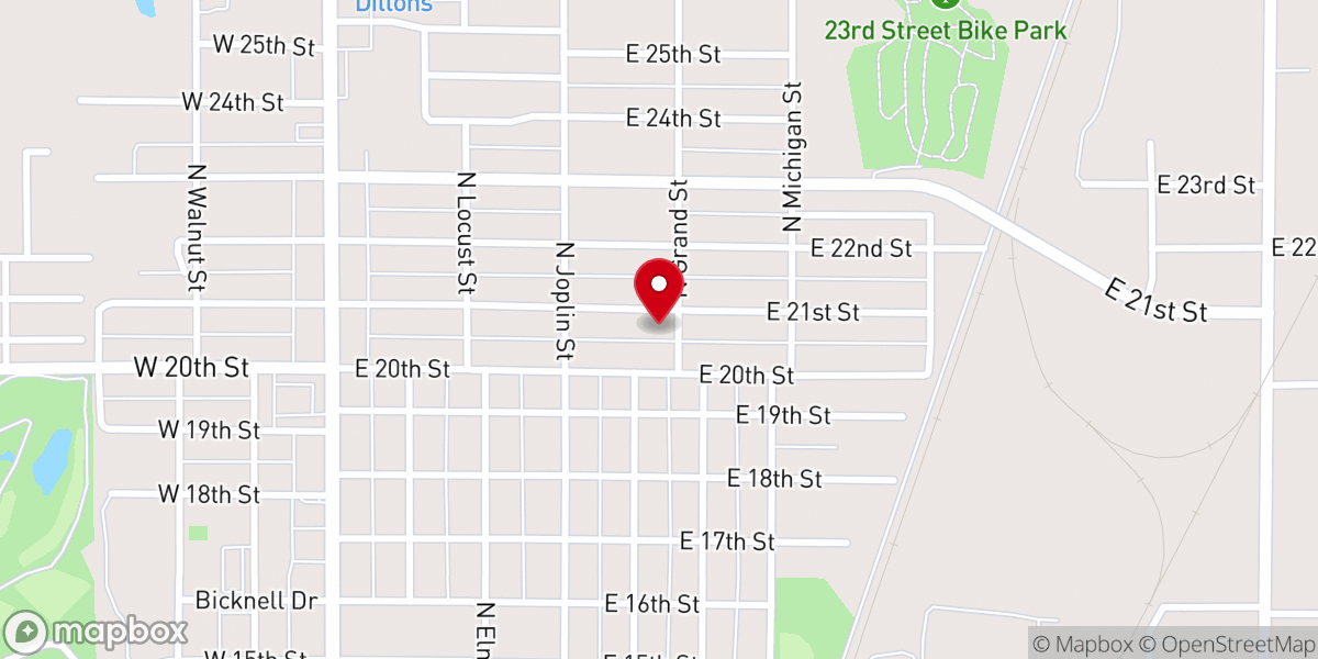 Map showing location of Seventh Day Adventist Church