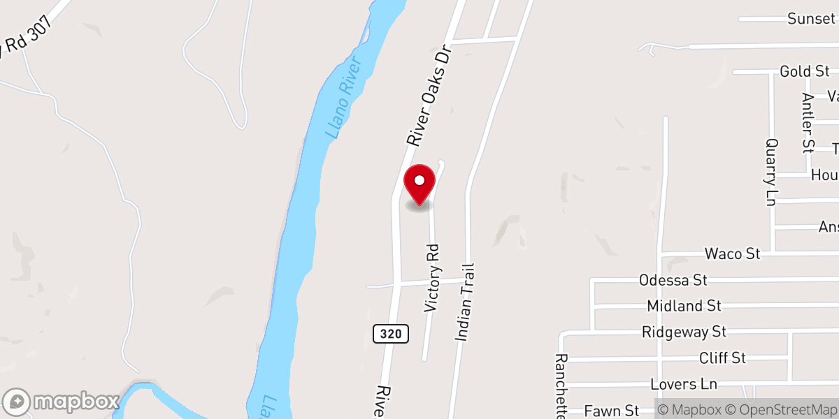 Map showing location of Iglesia nueva esperanza Kingsland
