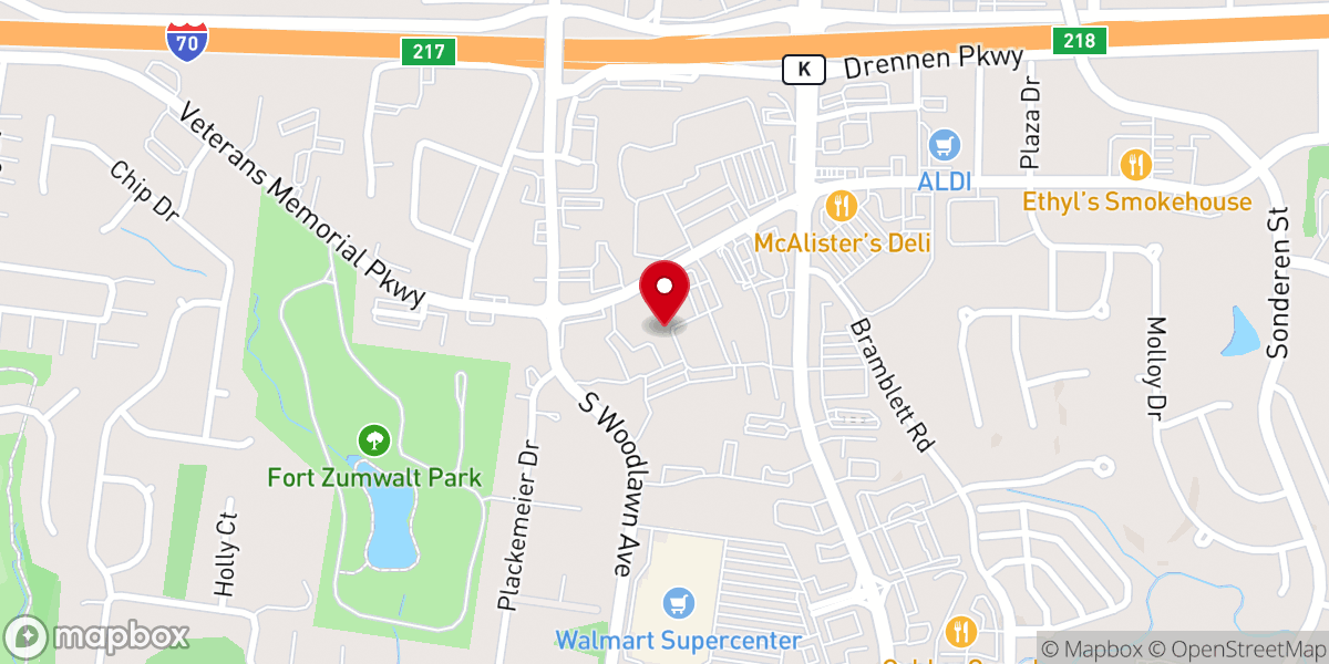 Map showing location of First Baptist Christian Academy