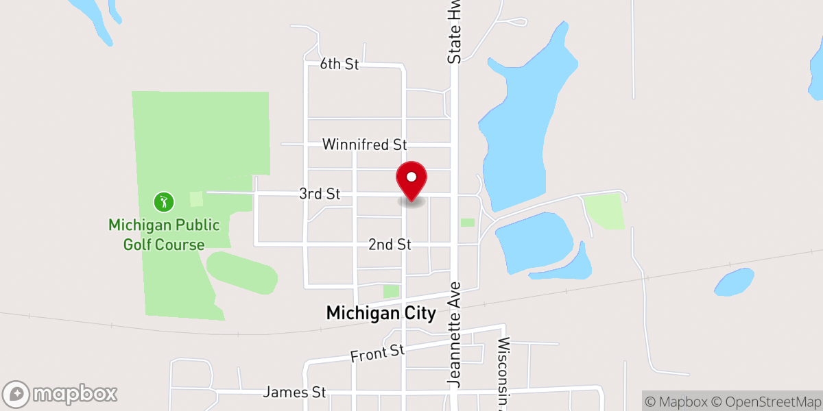 Map showing location of St. Lawrence O'Toole Catholic Church