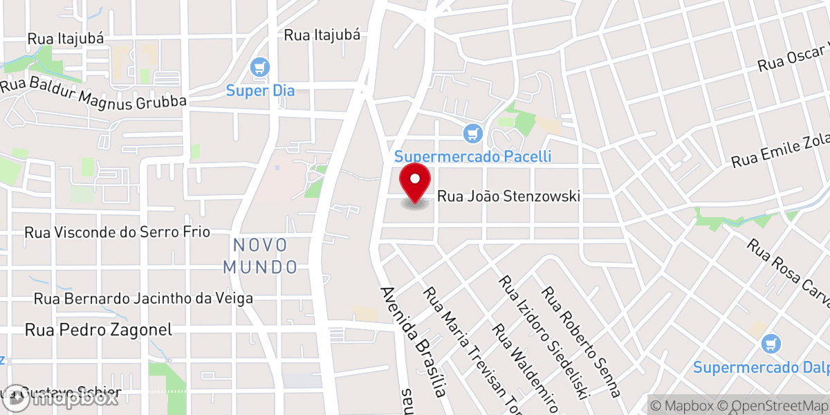 Map showing location of Paróquia Sagrada Família