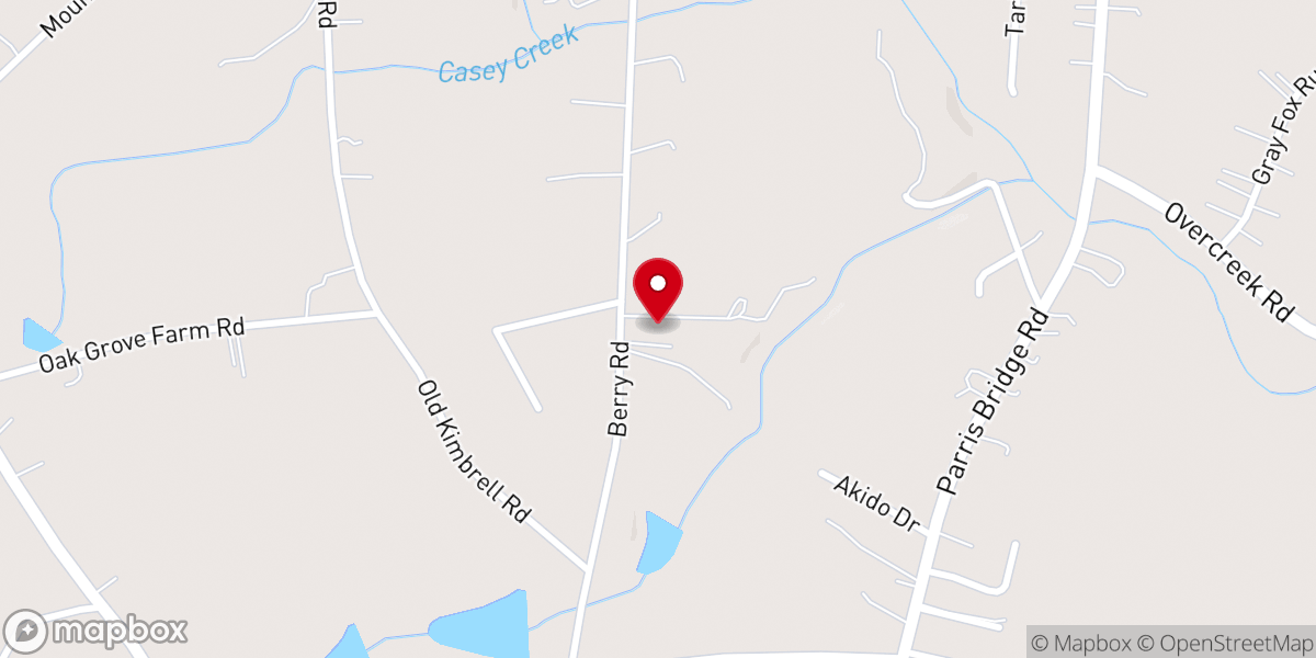 Map showing location of New Life Upstate Church