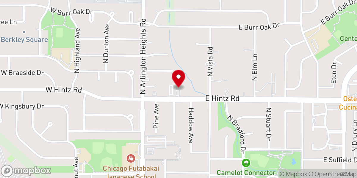 Map showing location of Chinese Evangelical Free Church of Greater Chicago