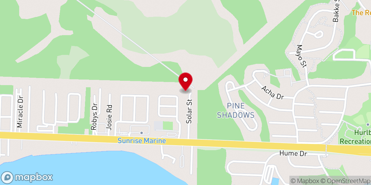Map showing location of Country Church