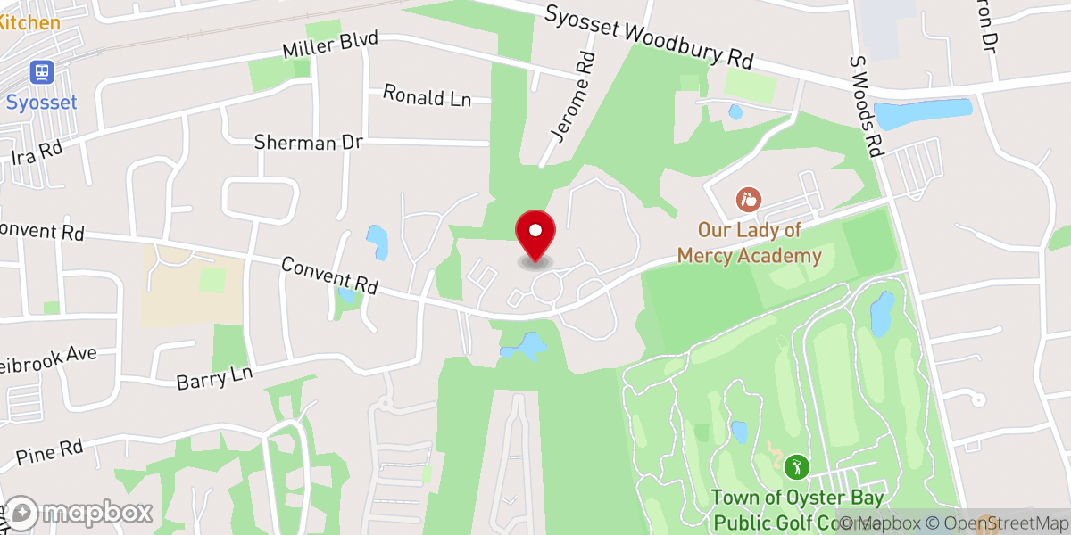 Map showing location of Mercy Breach Foundation