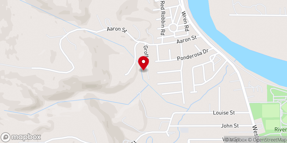 Map showing location of New Song Worship Center