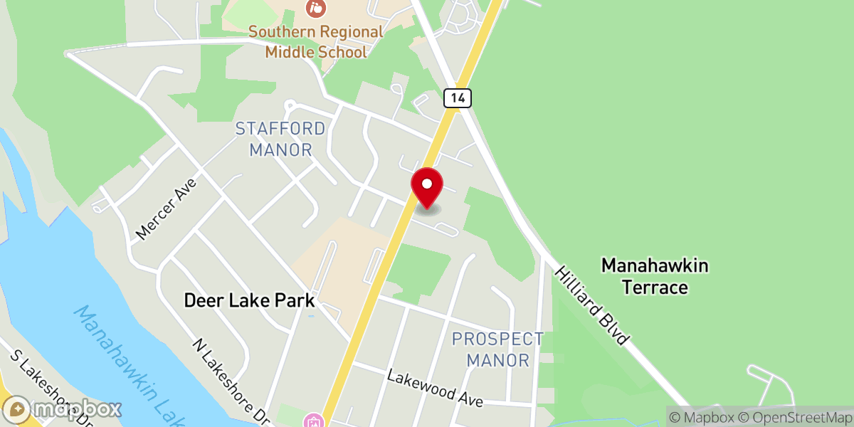 Map showing location of The Lutheran Church of the Holy Spirit
