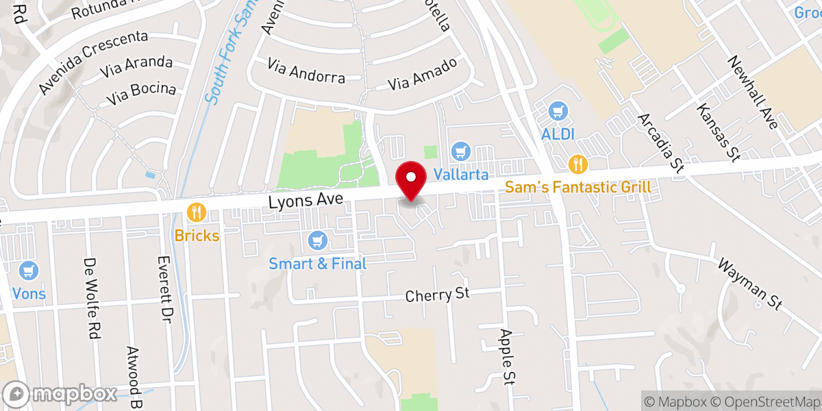 Map showing location of Oneeighty Counseling and Education Inc