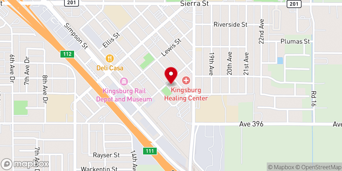 Map showing location of Holy Family Catholic Church