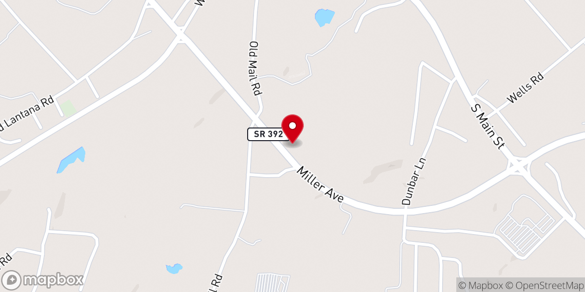 Map showing location of Grace Community Church