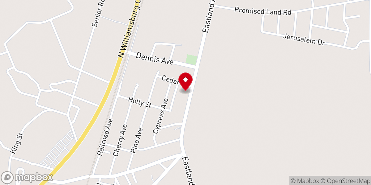 Map showing location of Chapel of the Cross Reformed Episcopal Church