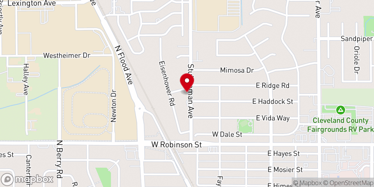 Map showing location of Concord Missionary Baptist Church