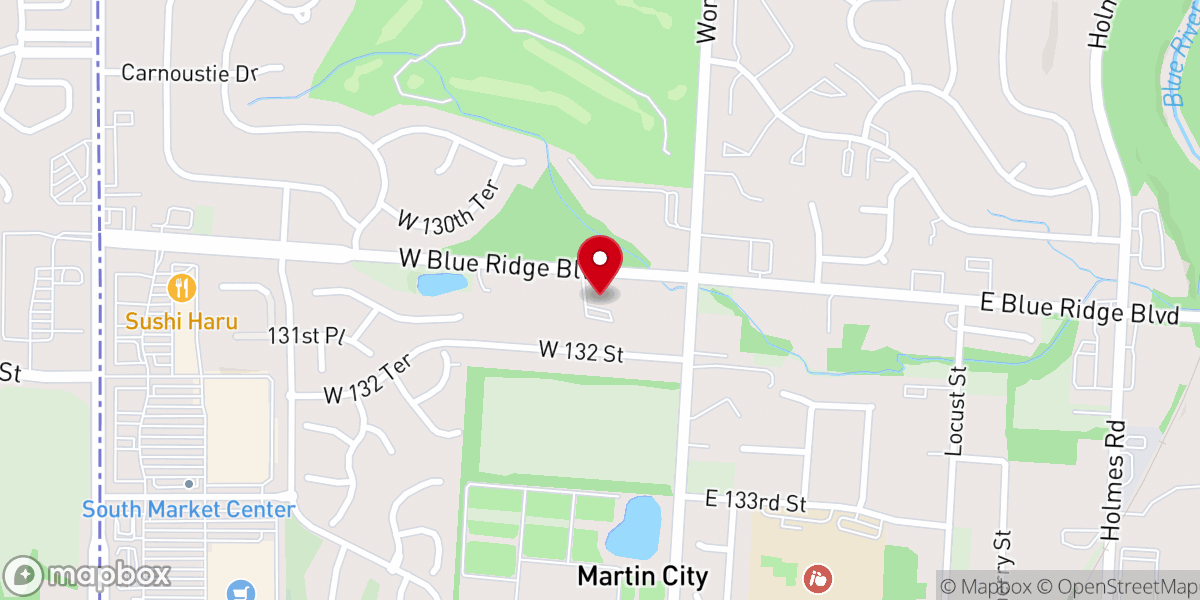 Map showing location of Apostolic Christian Church