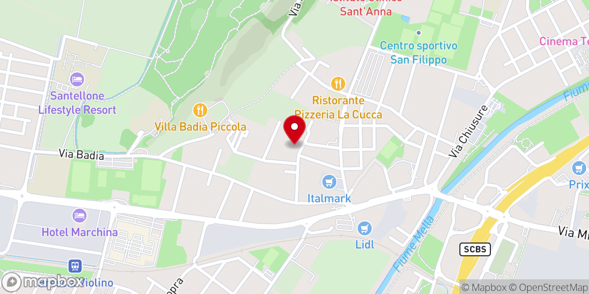 Map showing location of Monastero dell'Immacolata Clarisse Cappuccine