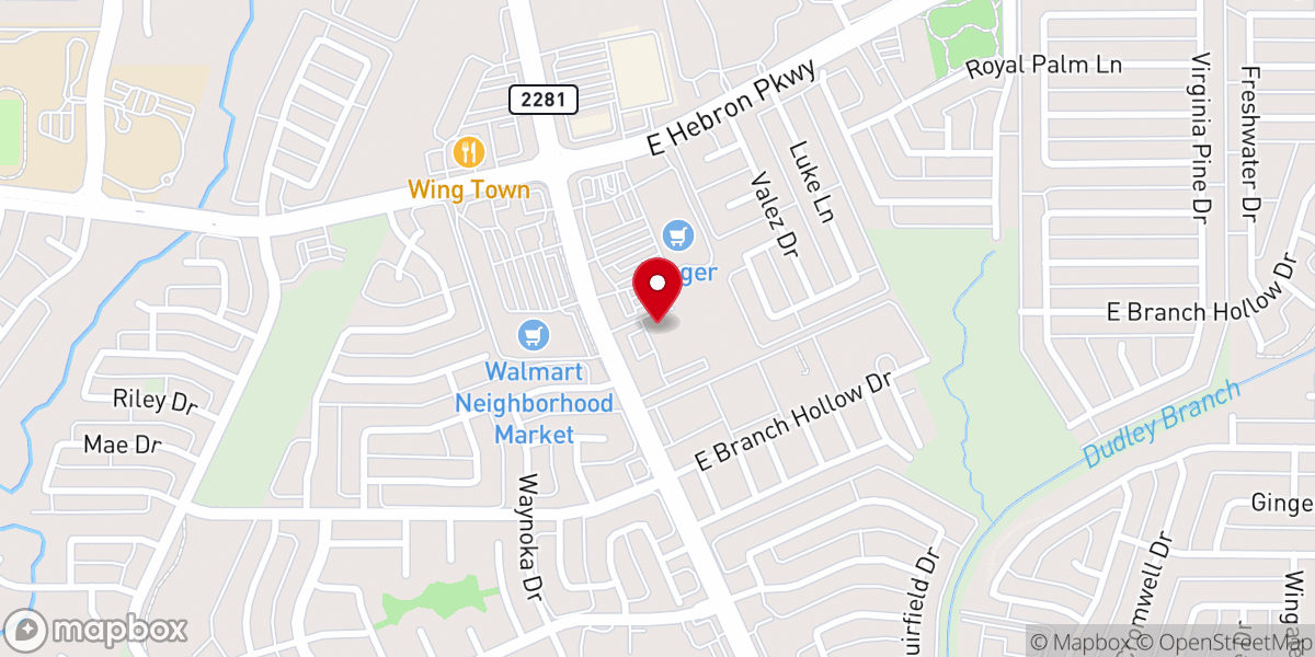 Map showing location of Aldersgate United Methodist Church