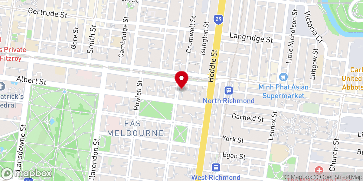 Map showing location of Antiochian Orthodox Church of St Nicholas