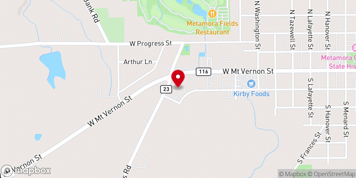 Map showing location of Christian Union Church