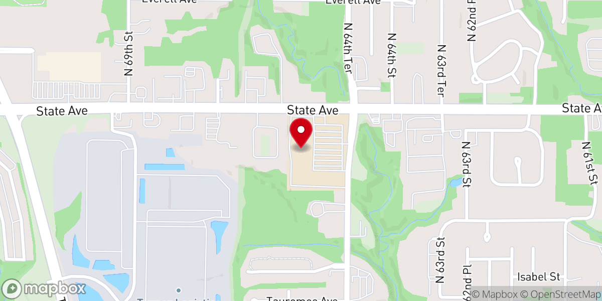 Map showing location of Vine Hill Church