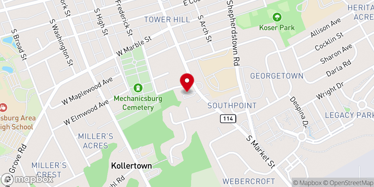 Map showing location of Immanuel Christian-Missionary