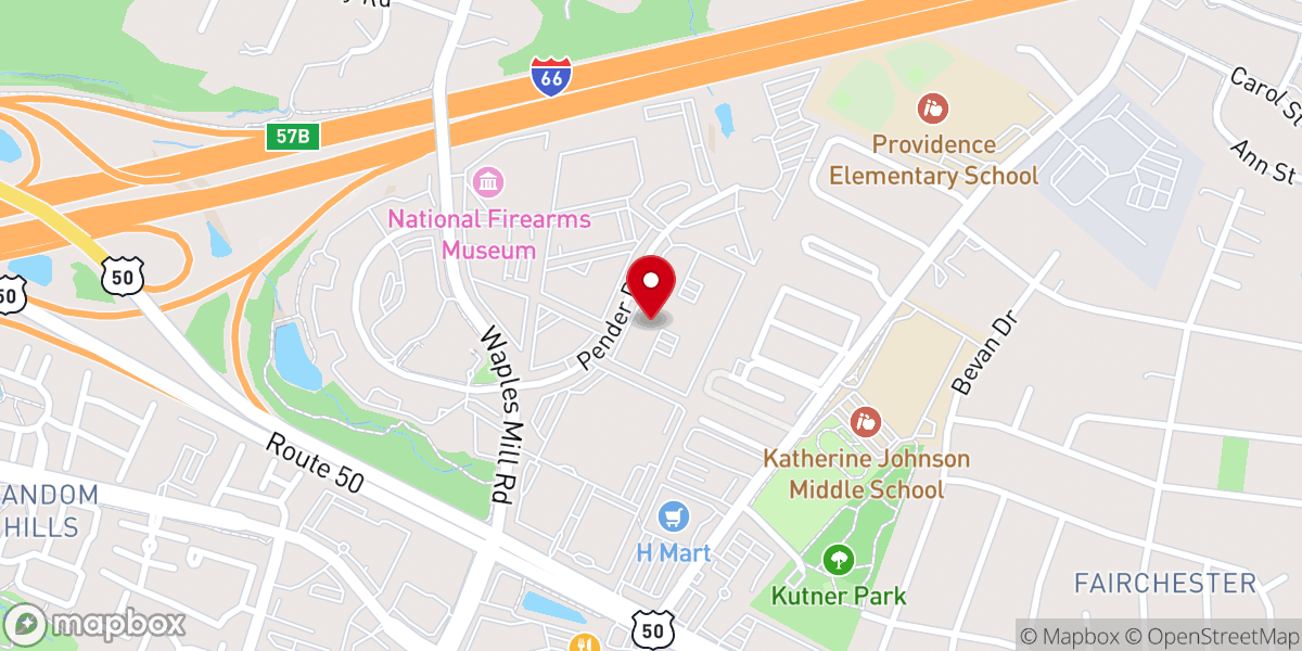 Map showing location of Brightsphere Foundation