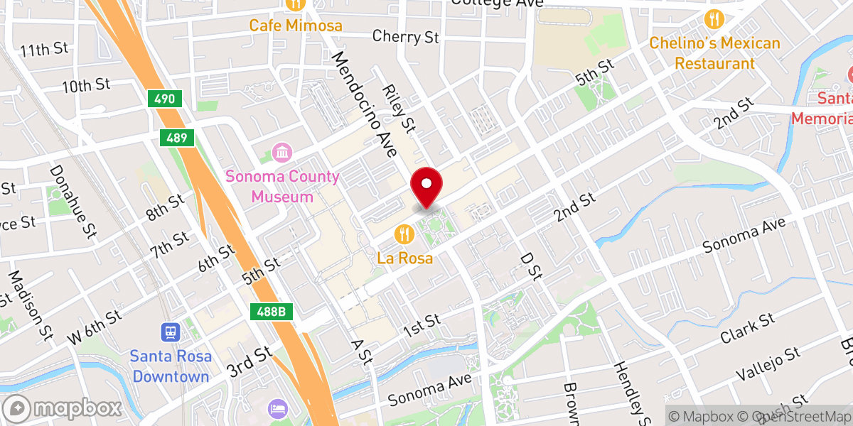 Map showing location of On Campus Ministries
