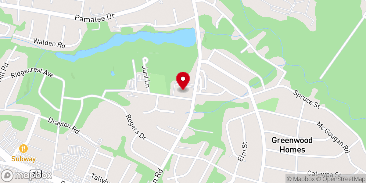 Map showing location of CORNERSTONE BAPTIST CHURCH