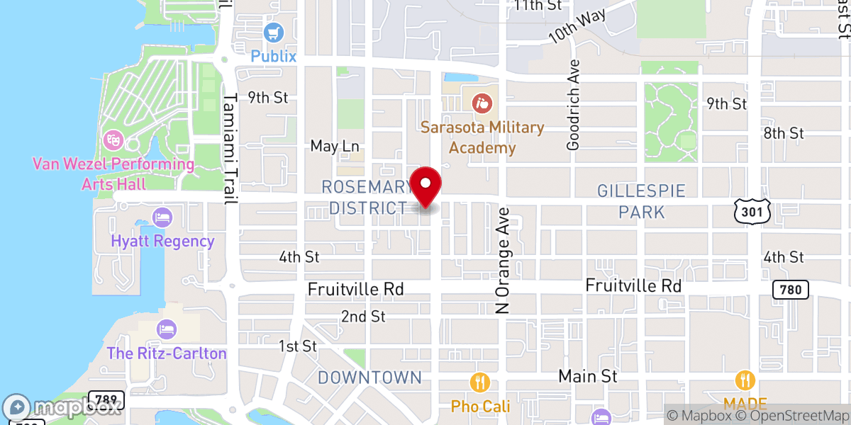 Map showing location of 12 Springs Church