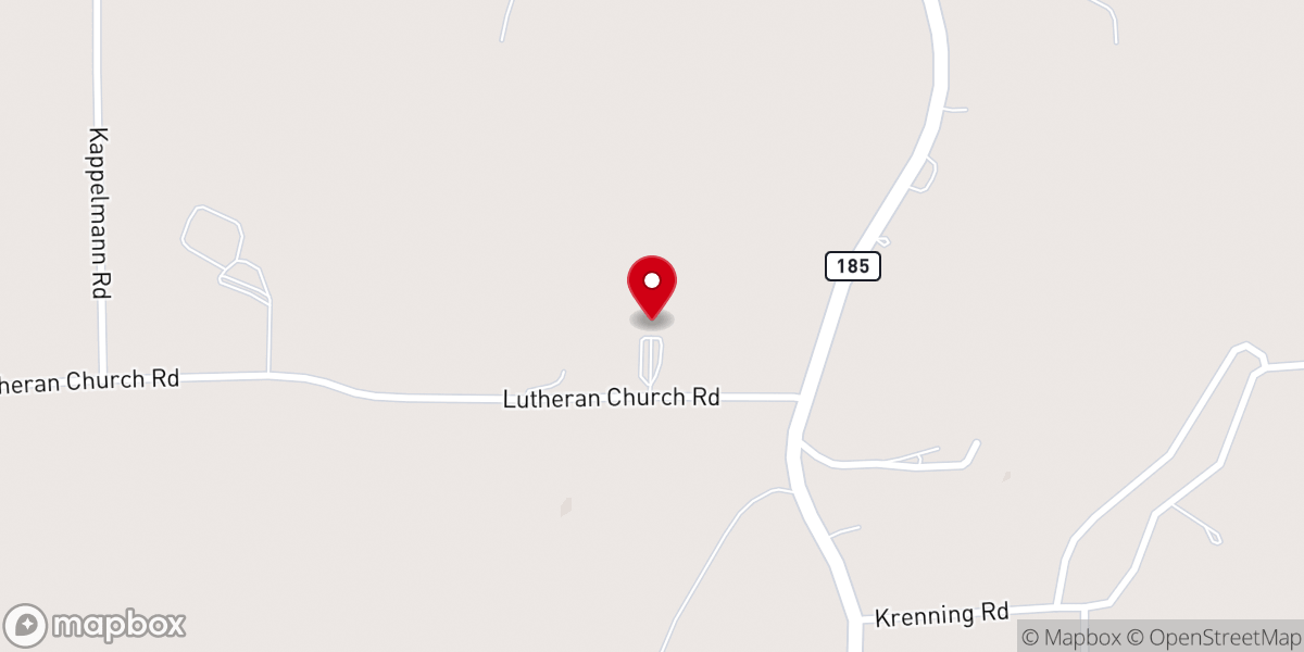 Map showing location of Beaufort Lions Club