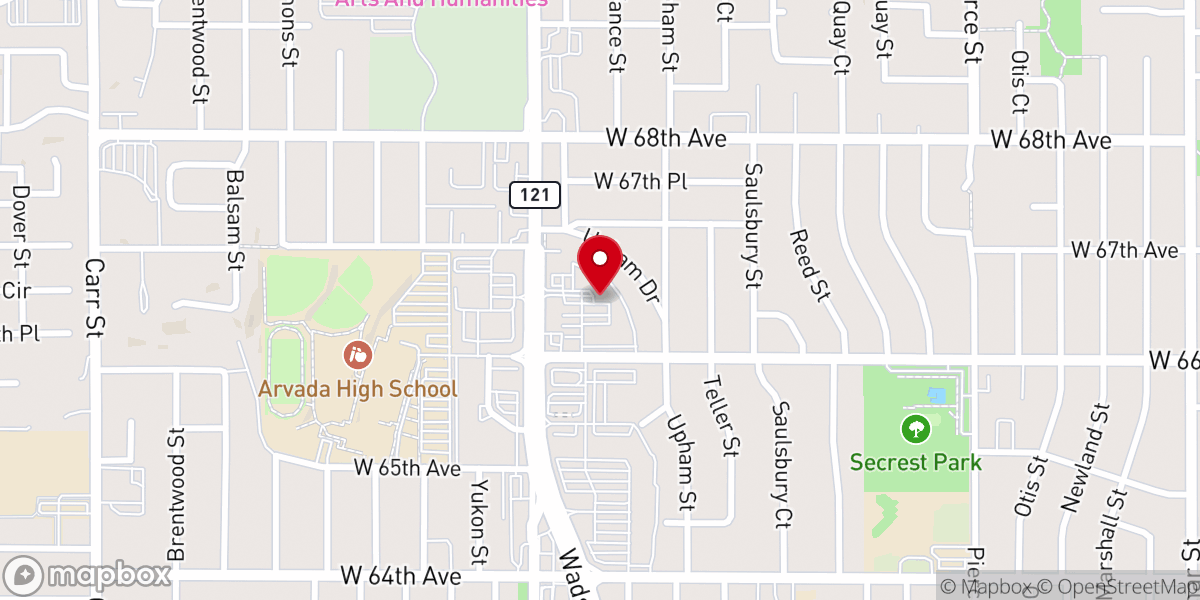 Map showing location of Ministerios Ebenezer Arvada