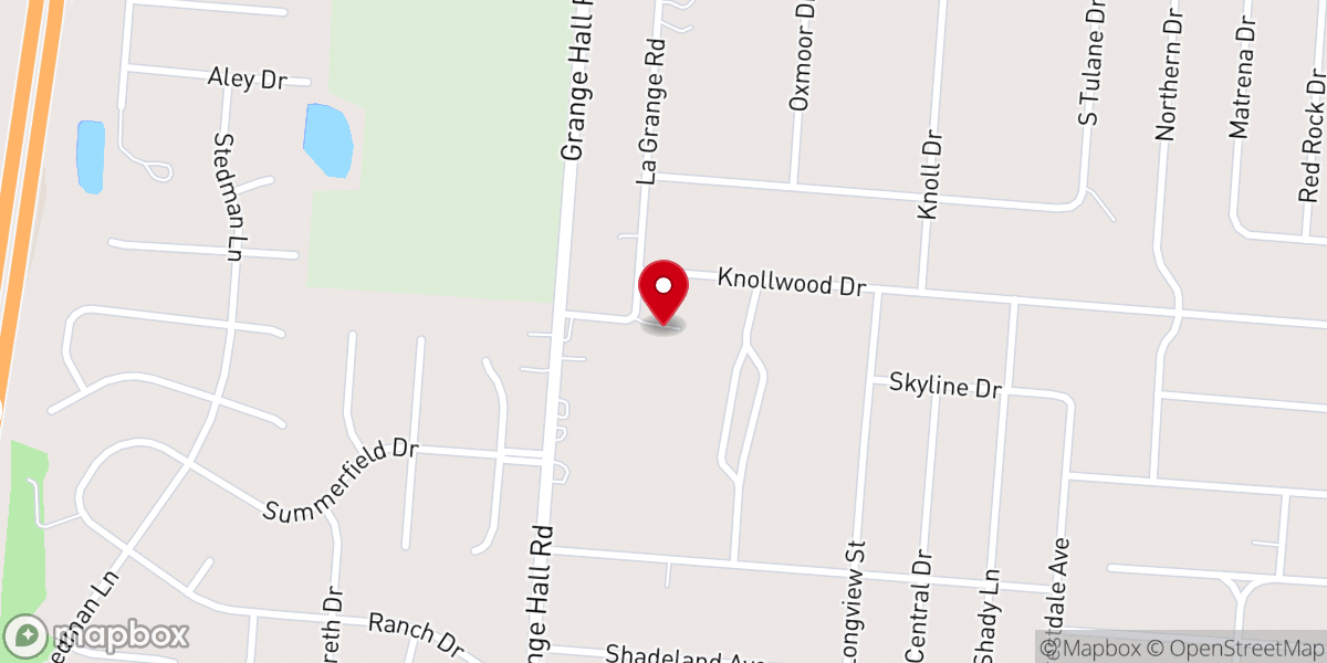 Map showing location of Impact Christian Center