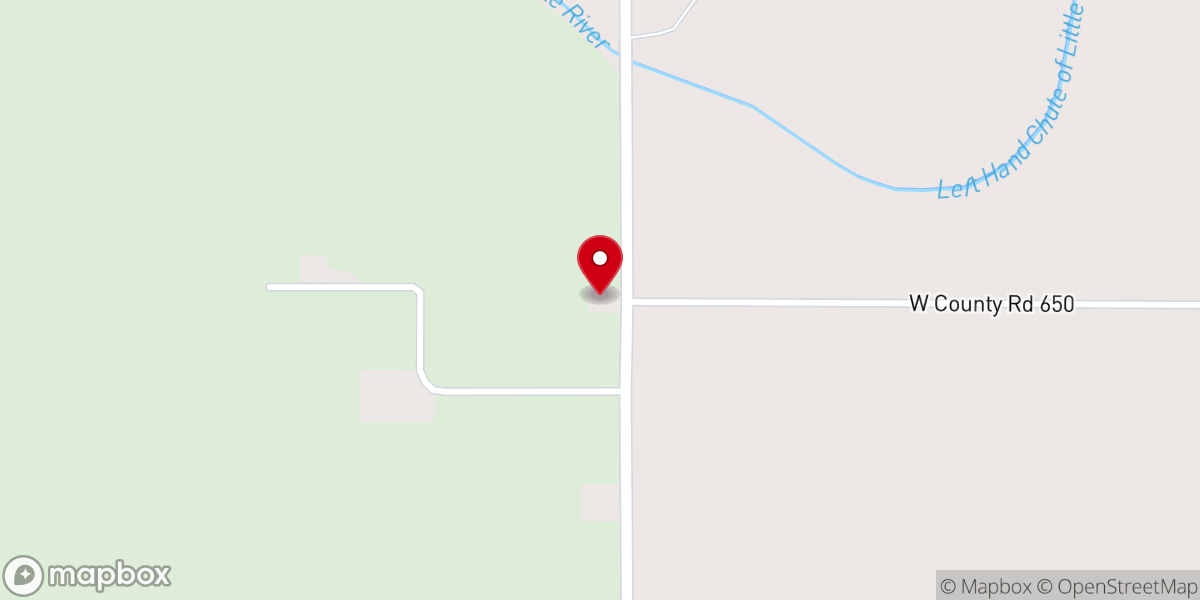Map showing location of Little River Church of Christ
